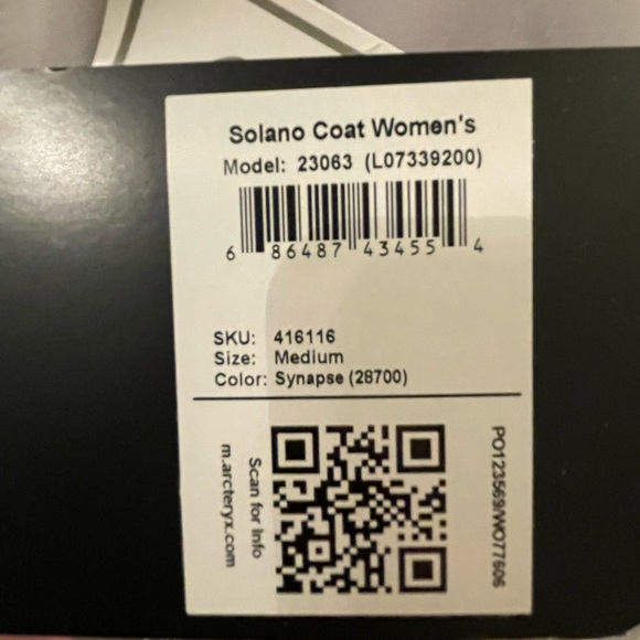 Womens Arc’teryx Medium Solano Jacket - brand new - Picture 4 of 6